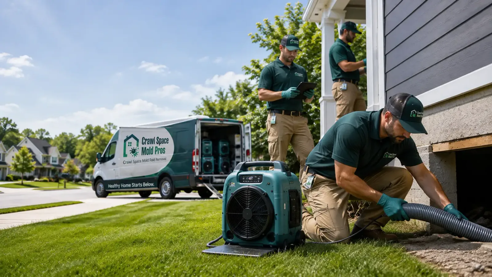 Crawl Space Mold Removal in New Albany, OH